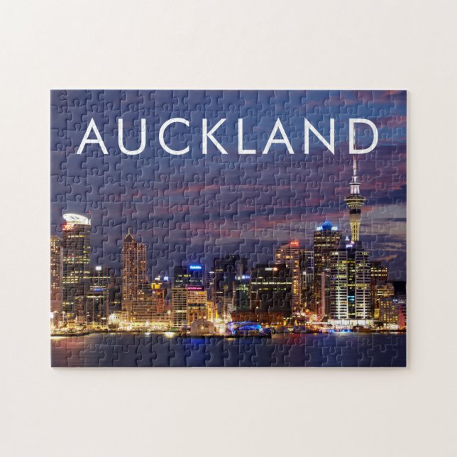 Puzzle Horizonte de la ciudad de Auckland (Horizontal)