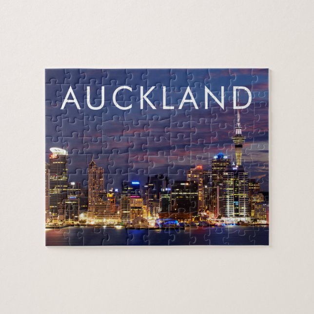 Puzzle Horizonte de la ciudad de Auckland (Horizontal)