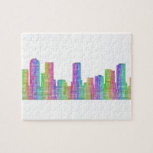 Puzzle Horizonte de la ciudad de Denver