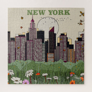 Puzzle Horizonte de la ciudad de Nueva York