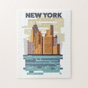 Puzzle Horizonte de la ciudad de Nueva York