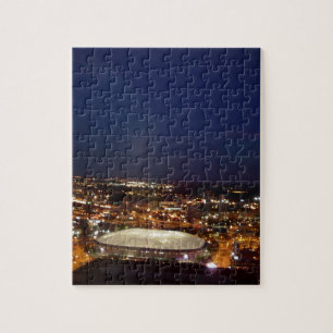 Puzzle Horizonte de la noche de Minneapolis Minnesota HHH