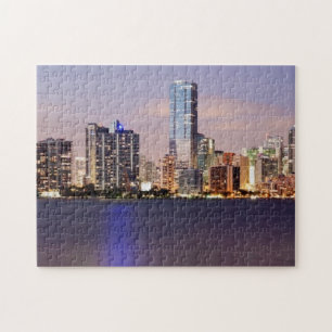 Puzzle Horizonte de los E.E.U.U., la Florida, Miami en la