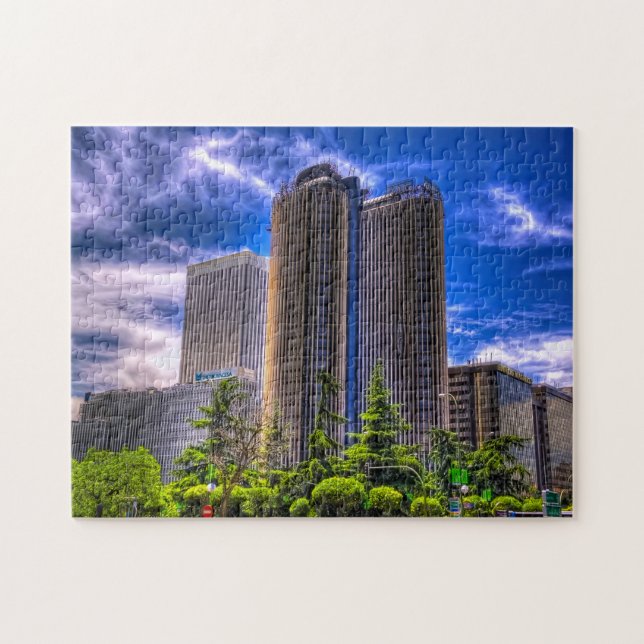 Puzzle Horizonte de Madrid. (Horizontal)