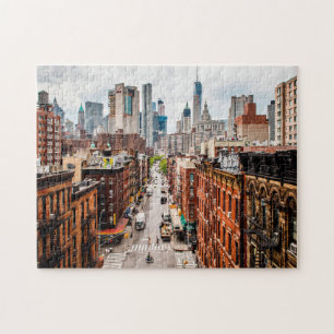 Puzzle Horizonte de Manhattan Nueva York.