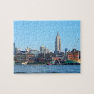 Puzzle Horizonte de Manhattan según lo visto de Hoboken,