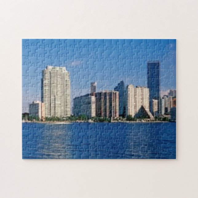 Puzzle Horizonte de Miami, la Florida (Horizontal)