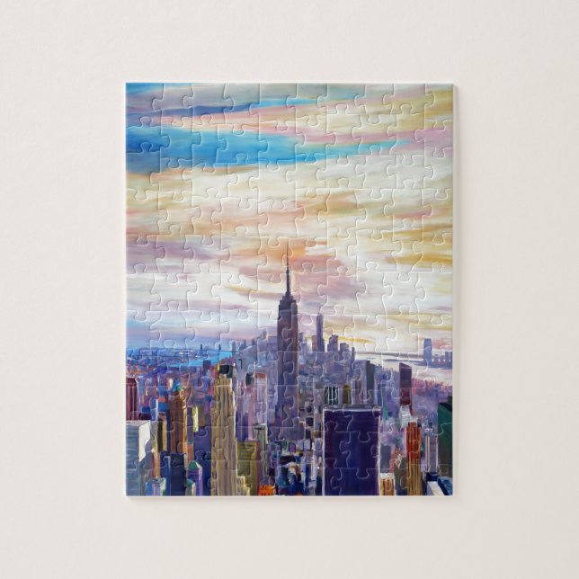 Puzzle Horizonte de New York City Manhatta (Vertical)