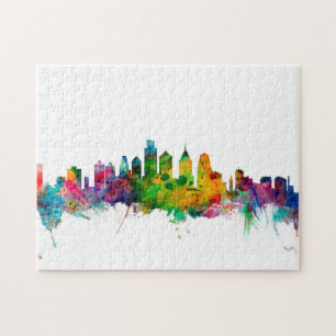 Puzzle Horizonte de Philadelphia Pennsylvania