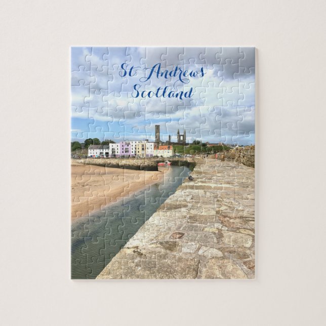 Puzzle Horizonte de Saint Andrews, Fife, Escocia con el (Vertical)