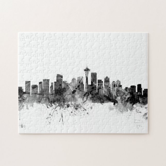 Puzzle Horizonte de Seattle Washington (Horizontal)