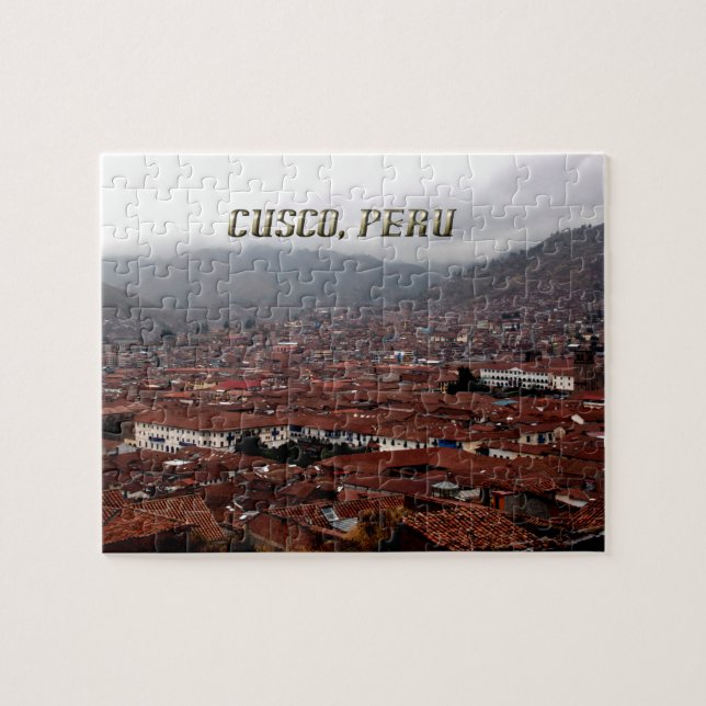 Puzzle Horizonte Perú de la ciudad de Cusco (Horizontal)