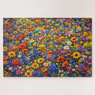 Puzzle Horizonte Radiante: La Oleada Infinita de Flores S