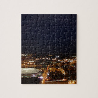 Puzzle Horizonte y Metrodome de la ciudad de Minneapolis