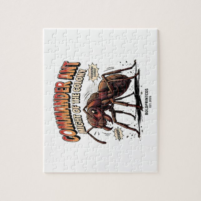 Puzzle Hormiga Comandante  (Vertical)