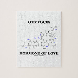 Puzzle Hormona de la oxitocina del amor (química)