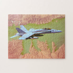 Puzzle HORNET F/A-18C (11x14 PULGADAS)