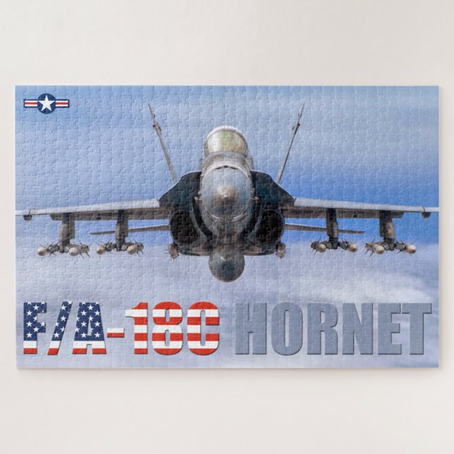 Puzzle HORNET F/A-18C (20x30 PULGADAS) (Horizontal)