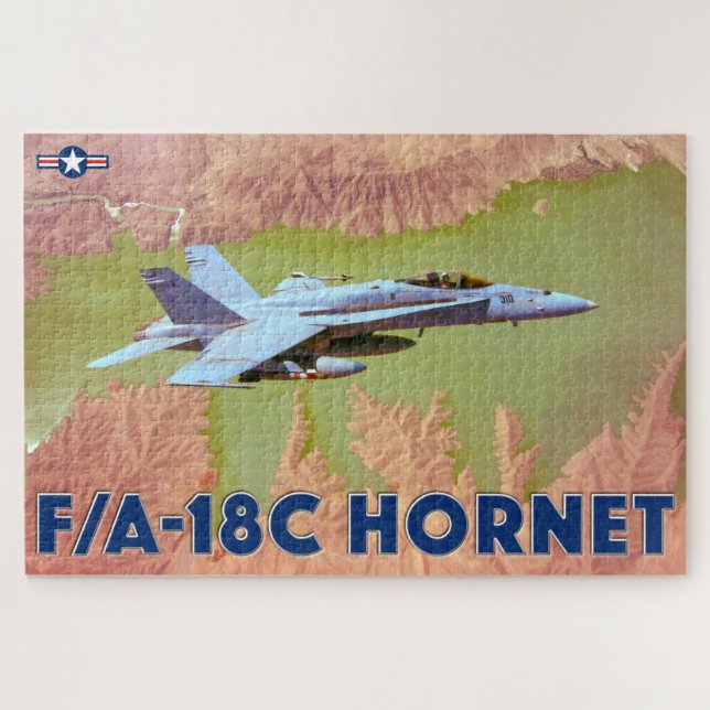 Puzzle HORNET F/A-18C (20x30 PULGADAS) (Horizontal)