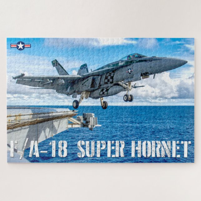 Puzzle HORNET SUPER F/A-18 (20 x 30 PULGADAS) (Horizontal)