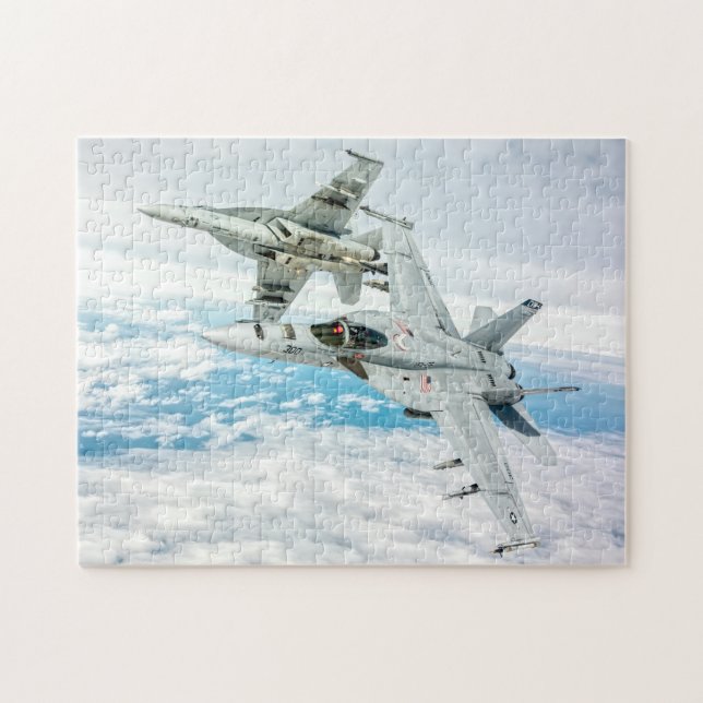Puzzle HORNET SUPER F/A-18E (11x14 PULGADAS) (Horizontal)