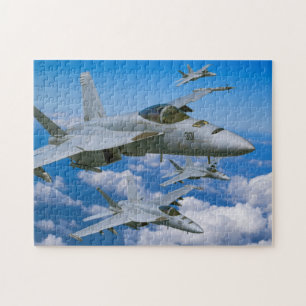 Puzzle HORNET SUPER F/A-18E (11x14 PULGADAS)