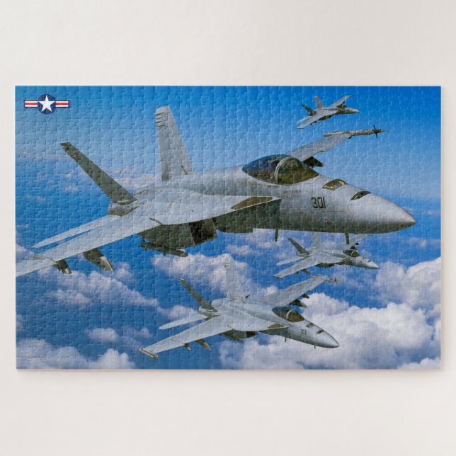 Puzzle HORNET SUPER F/A-18E (20x30 PULGADAS) (Horizontal)