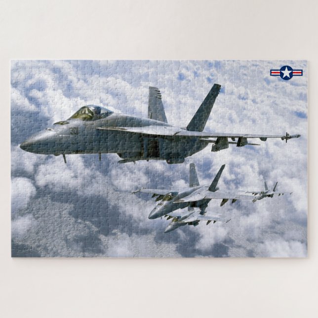Puzzle HORNET SUPER F/A-18E (20x30 PULGADAS) (Horizontal)