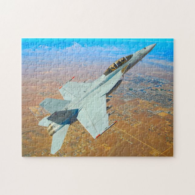 Puzzle HORNET SUPER F/A-18F (11x14 PULGADAS) (Horizontal)