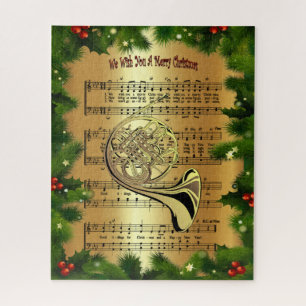 Puzzle Horno francés ~ "Te deseamos una feliz Navidad" ~