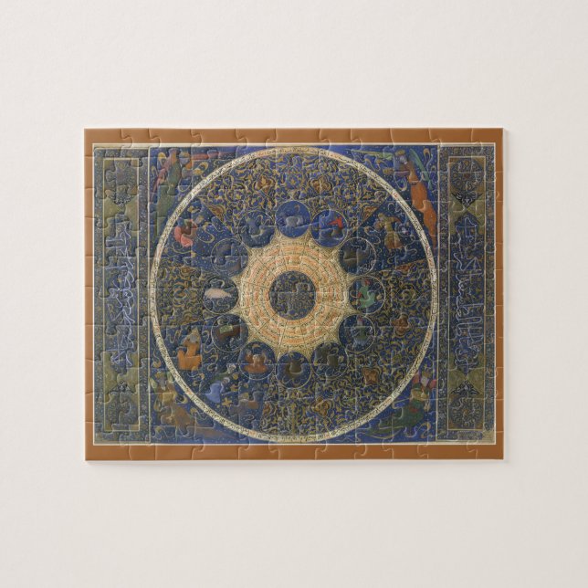 Puzzle Horóscopo de gobernantes de época, zoológico islám (Horizontal)