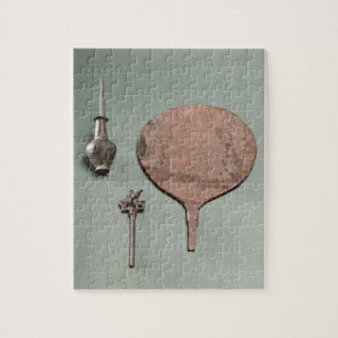 Puzzle Horquilla de cobre, barra del colirio con el pote