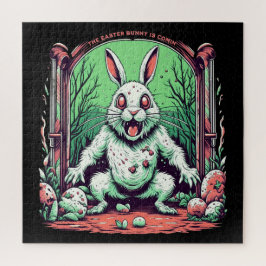 Puzzle Horror del malvado conejo de Pascua