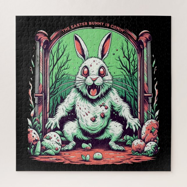 Puzzle Horror del malvado conejo de Pascua (Vertical)