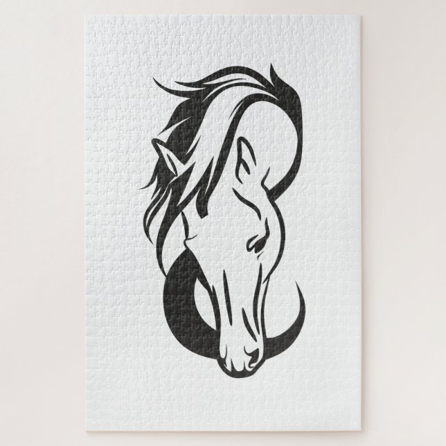 Puzzle  Horse portrait, (Vertical)