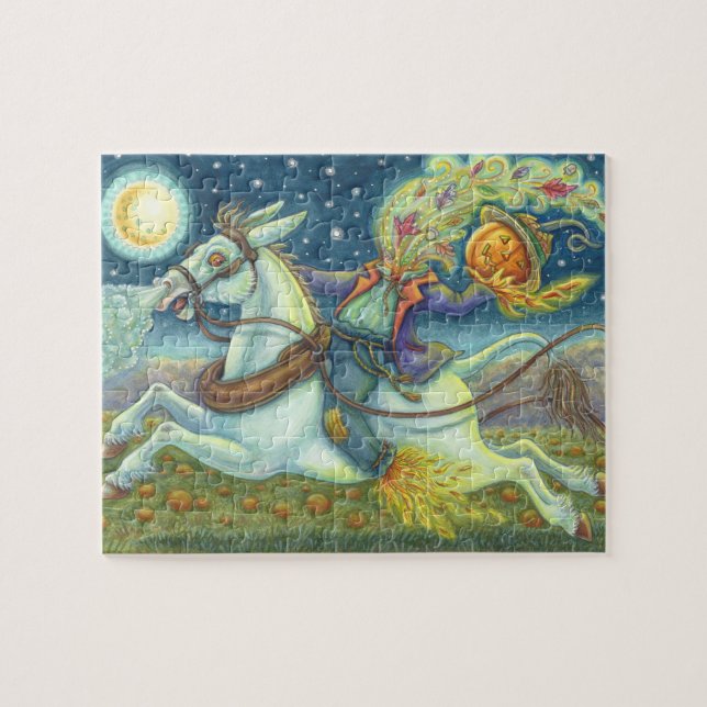 PUZZLE HORSEMANA SIN CABEZA EN BLANCO (Horizontal)