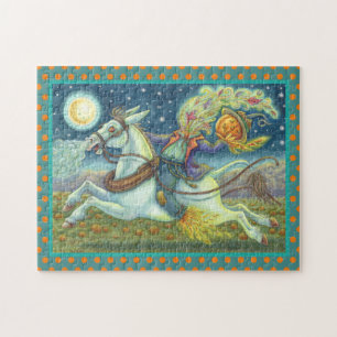 PUZZLE HORSEMANA SIN CABEZA EN BLANCO