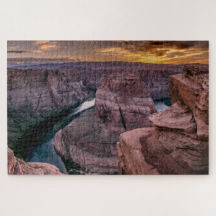 Puzzle Horseshoe Bend al atardecer