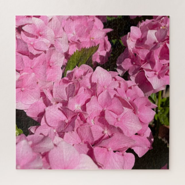 Puzzle Hortensia Rosa (Vertical)