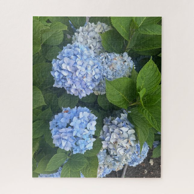 Puzzle Hortensias azules, San Lorenzo (Vertical)