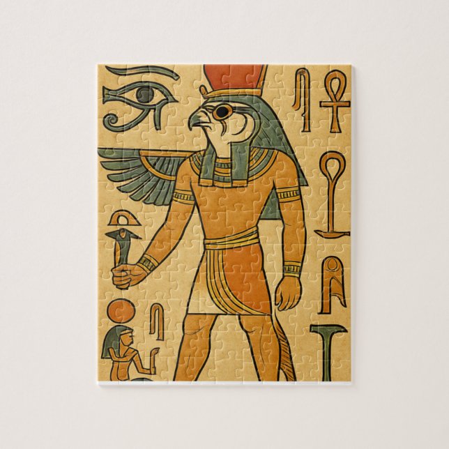 Puzzle Horus Falcon, Dios Antiguo Egipto: El arte del rom (Vertical)