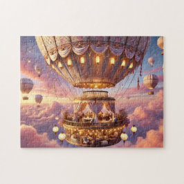 Puzzle Hot Air Balloon Cafe Whimsical Sky Restaurant