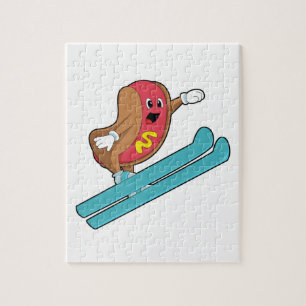 Puzzle Hotdog como saltador de esquí con Ski.PNG