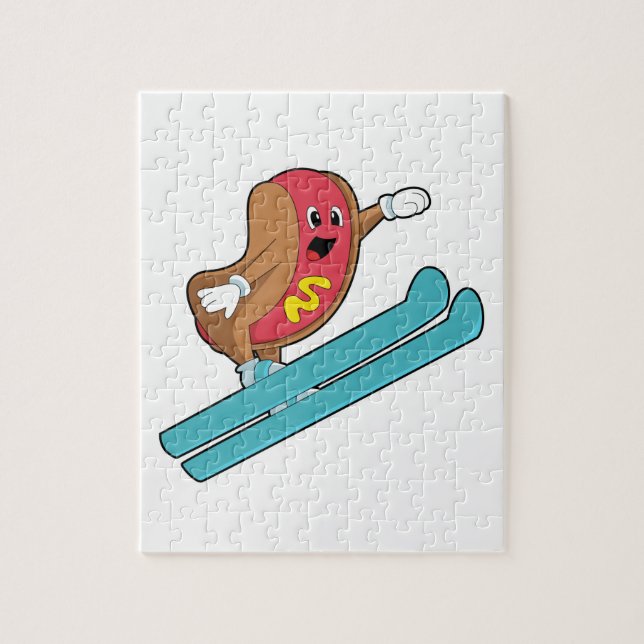 Puzzle Hotdog como saltador de esquí con Ski.PNG (Vertical)