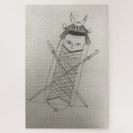 Puzzle Hotdog Samurai ninja