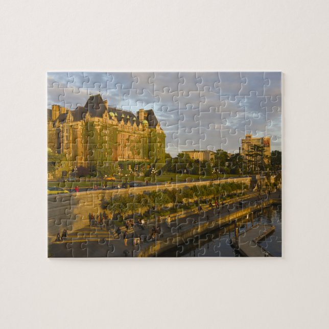 Puzzle Hotel Empress y paseo marítimo del Inner Harbour, (Horizontal)