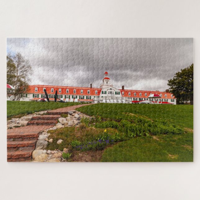 Puzzle Hotel Tadoussac en Quebec, Canadá (Horizontal)