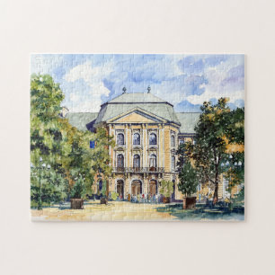 Puzzle Hous Vintage Fabulous Colorous Romance Castle