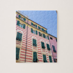 Puzzle House facades Monterosso Cinque Terre Liguria Ital