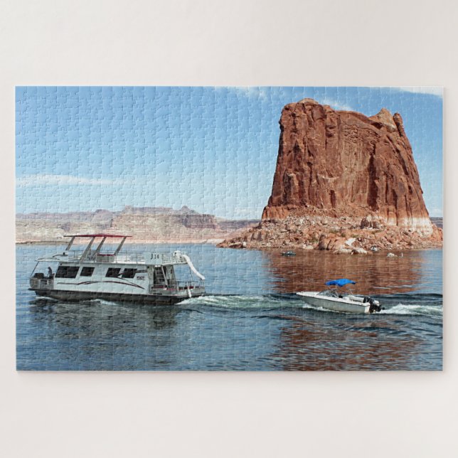 Puzzle Houseboat, Lago Powell, Arizona (Horizontal)